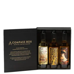 COMPASS BOX SCOTCH MALT WHISKEY COLLECTION ( PEAT MONSTER, SPICE TREE, SPANIARD ) 3X50ML Secure Checkout