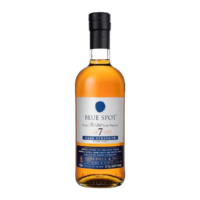 BLUE SPOT WHISKEY SINGLE POT STILL CASK STRENGTH IRISH 7YR 750ML Original