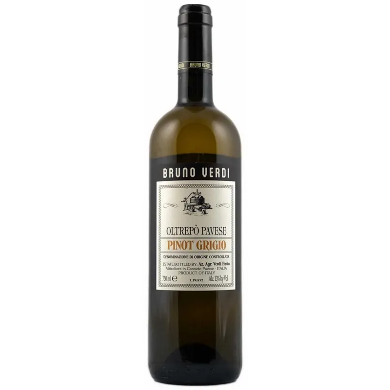 Wholesale Bruno Verdi Pinot Grigio Oltrepo Pavese, Lombardy, Italy 2023 Case (6x750ml)