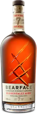 Same Day Shipping BEARFACE WHISKEY ELEMENTALLY AGED CANADA 7YR 750ML