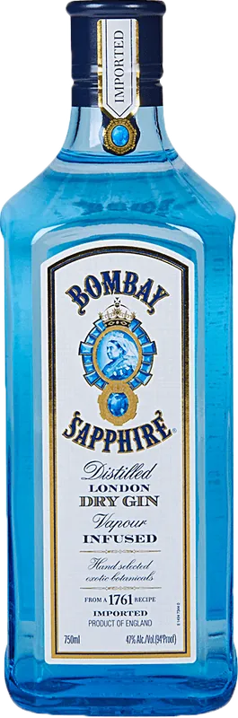 Premium BOMBAY SAPPHIRE DRY GIN 750ML