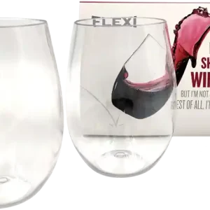 Instant Buy Flexi 15oz. Wine Glass 2-Pack 15 OZ.