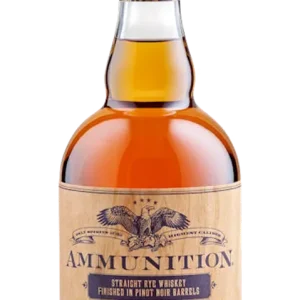 AMMUNITION WHISKEY RYE STRAIGHT FINISH IN PINOT NOIR BARRELS 750ML Express Delivery