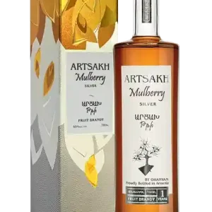 Handmade ARTSAKH BRANDY MULBERRY SILVER ARMENIA 700ML
