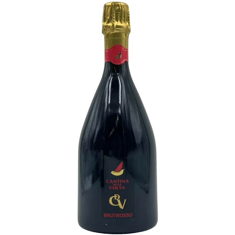 Fast Shipping Cantina della Volta CDV Brutrosso Lambrusco di Sorbara, Emilia-Romagna, Italy 2017 Case (6x750ml)