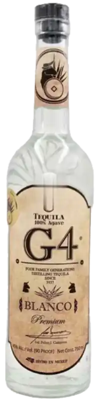 Super Sale G4 TEQUILA BLANCO DE MADERA PREMIUM 750ML