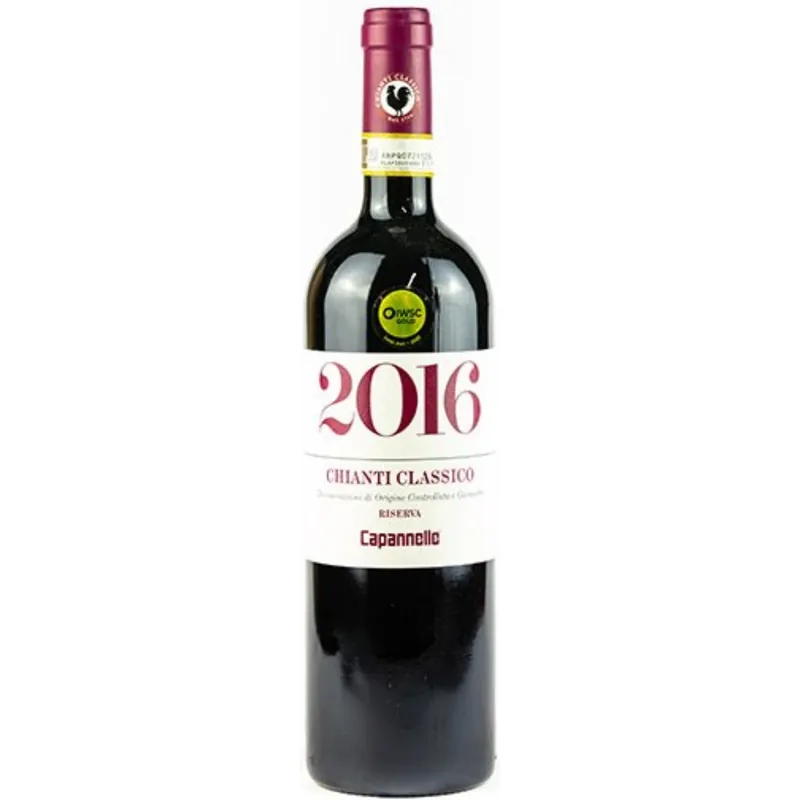 Capannelle Chianti Classico Riserva DOCG, Tuscany, Italy 2016 Case (3x1.5L) Certified