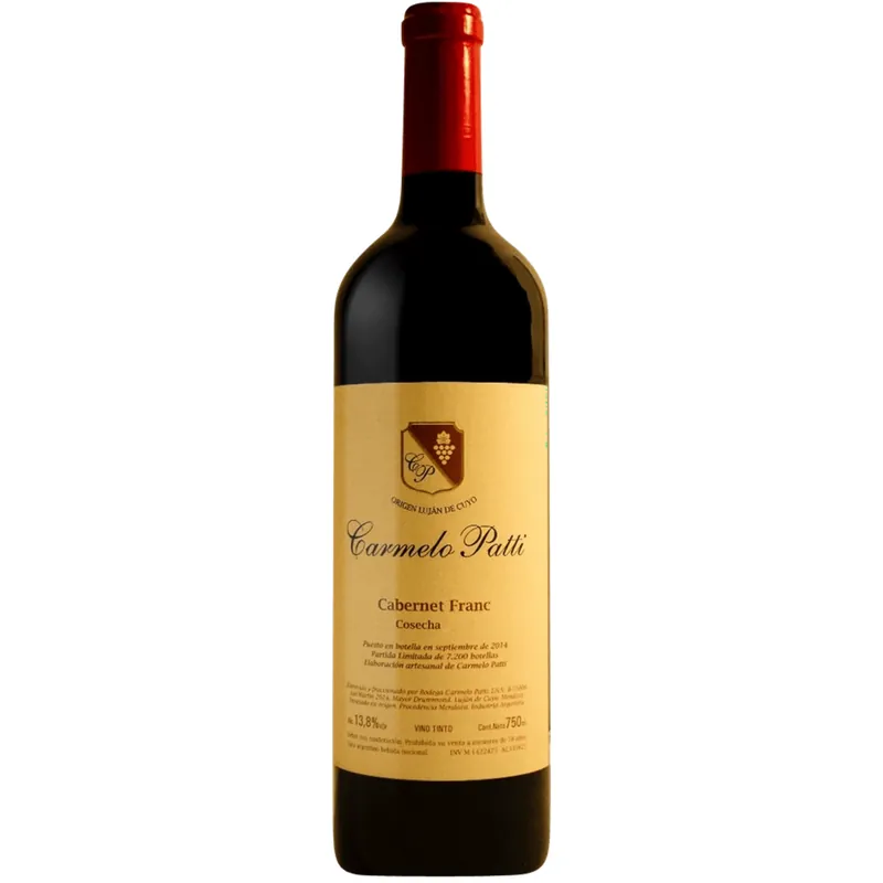 Carmelo Patti Cabernet Franc, Lujan de Cuyo, Argentina 2018 Bulk Order