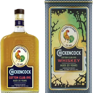 CHICKEN COCK COTTON CLUB WHISKEY RYE CANADA 20YR 750ML Fresh Stock