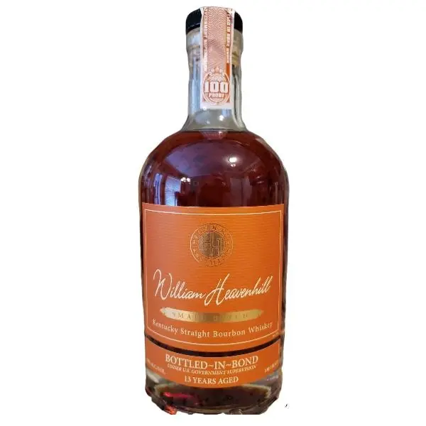 William Heavenhill Small Batch 13 Years Old Bottled-in-Bond Kentucky Straight Bourbon Reduced Price