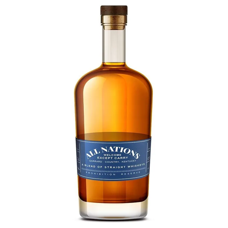 Warranty Included All Nations Prohibition Reserve Whiskey