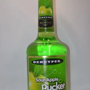 DEKUYPER SOUR APPLE PUCKER 750ML Direct From Factory