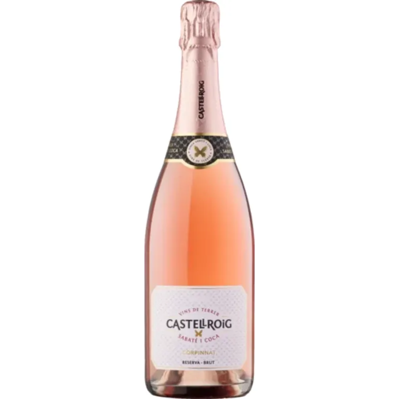 Castellroig Finca Sabate i Coca Reserva Brut Rosat Corpinnat, Penedes, Spain NV While Supplies Last