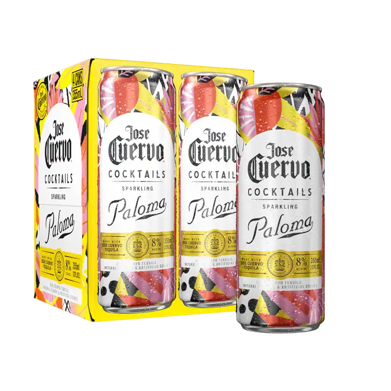 Authentic Cuervo Sparkling Paloma 4-Pack Cans