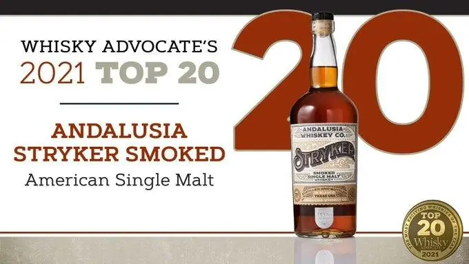 Andalusia Whiskey Stryker Smoked Single Malt Whiskey Deal