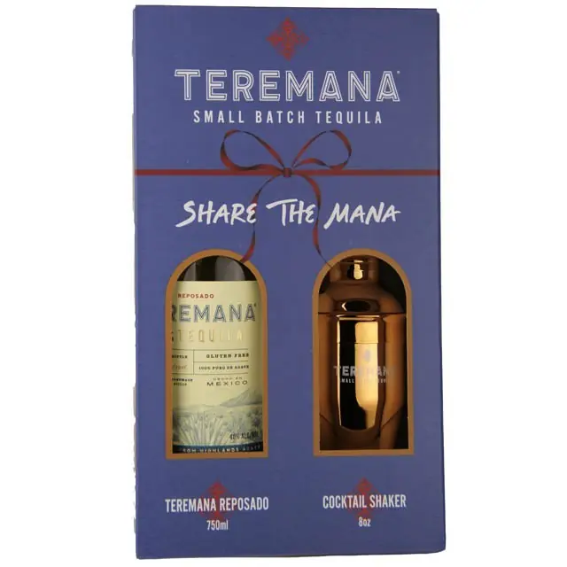 While Supplies Last Teremana Reposado Gift Set W/ Cocktail Shaker 750mL