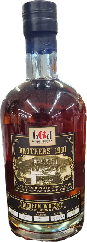 Barrelhouse 6 Distillery Brothers' 1910 Bourbon Whisky 750mL Limited Time
