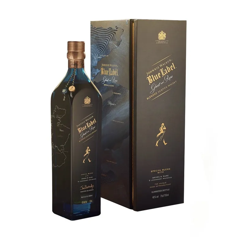 Johnnie Walker Blue Label Ghost & Rare Blended Scotch Whisky Super Sale
