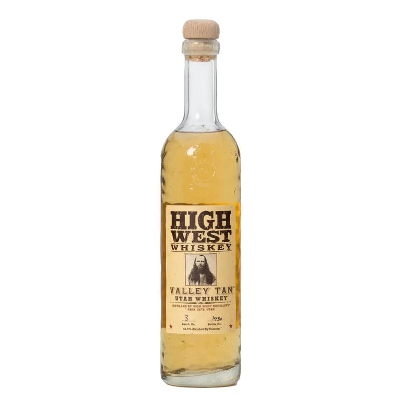 High West Valley Tan Utah Whiskey Certified