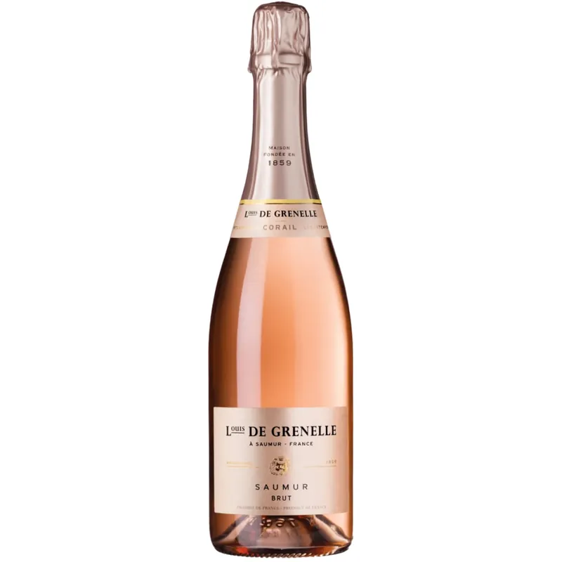 Crafted Caves Louis de Grenelle Saumur Corail Brut Rose, Loire, France NV Case (6x750ml)