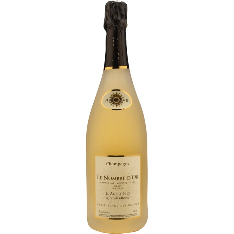 Editor’s Pick Champagne Aubry Le Nombre d'Or Sable Blanc de Blancs Campanae Veteres Vites Brut 2018