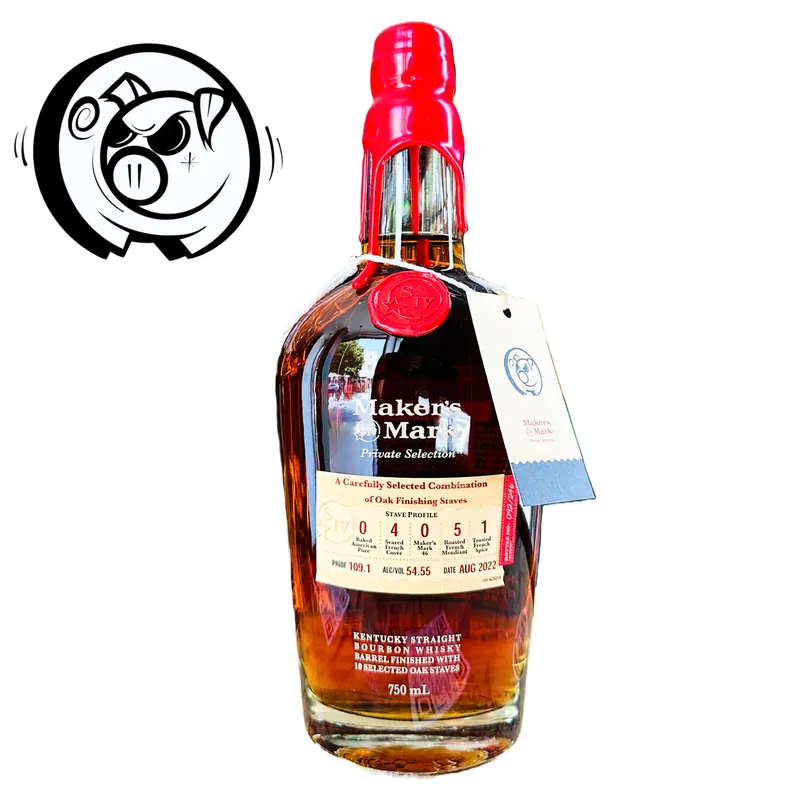 Certified Maker’s Mark ”Broken Glass: Extra Wish” Private Select Single Barrel Kentucky Straight Bourbon Whiskey The Prime Barrel Pick