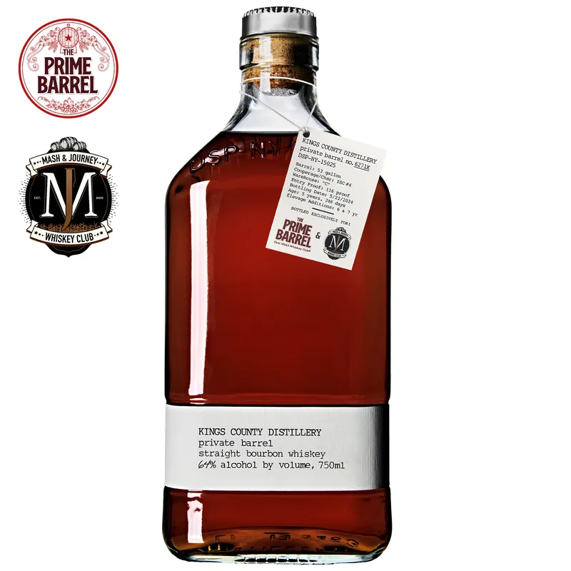 Order Now Kings County Distillery “Do The Right King” Private Barrel Bourbon The Prime Barrel Pick x Mash & Journey Pick