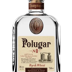 Popular POLUGAR NO 1 ARTISAN VODKA RYE & WHEAT POLAND 750ML