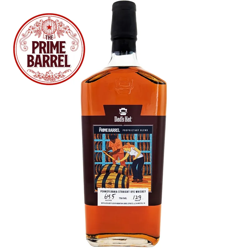 Wholesale Dad’s Hat Cask Strength Pennsylvania Rye Whiskey “Hat Trick” The Prime Barrel Bespoke Blend #2