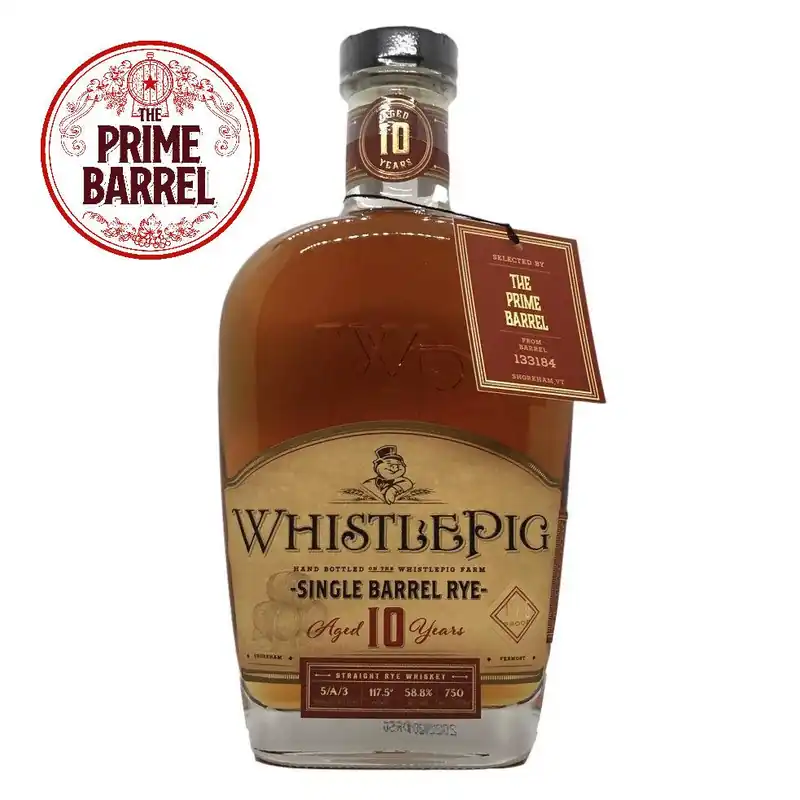 Price Cut WhistlePig “RyederPig” Single Barrel Rye Aged 13 Years The Prime Barrel Pick #25