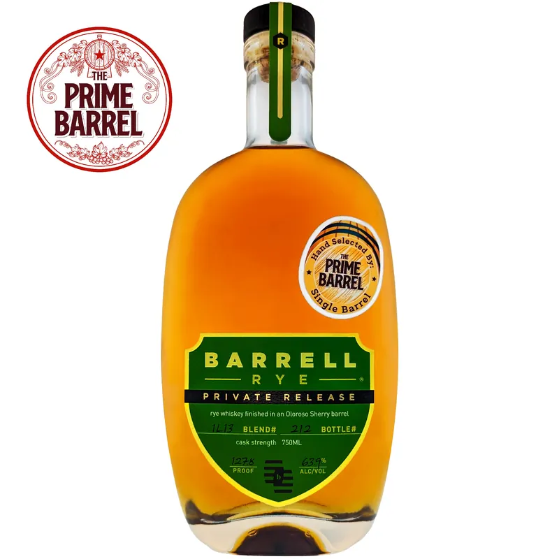 Barrell Craft Spirits Private Release "Cranky Kong" Rye Whiskey Finished in Oloroso Sherry Barrel The Prime Barrel Pick #74 Limited Edition