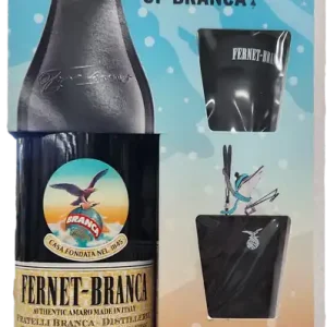 Best Price Fernet Branca 750mL Gift Set with Shot Glasses