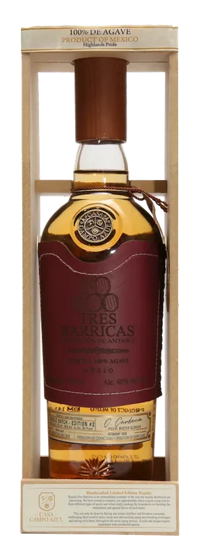 Seasonal Sale TRES BARRICAS TEQUILA ANEJO TRADICION DE ANTANO 750ML