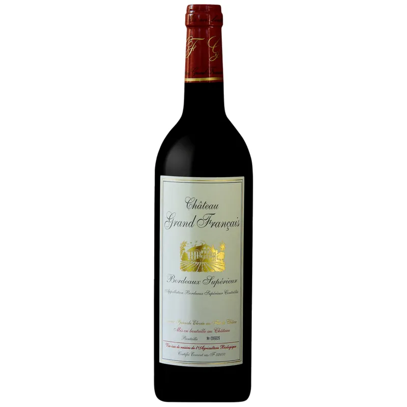 Chateau Grand Francais, Bordeaux Superieur, France 2019 Next Day Delivery