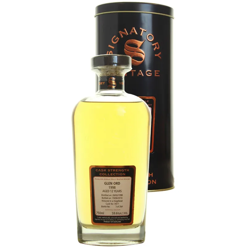Glen Ord Hogshead 12 yrs Highland Cask Strength Signatory Single Malt Scotch Whisky Holiday Sale