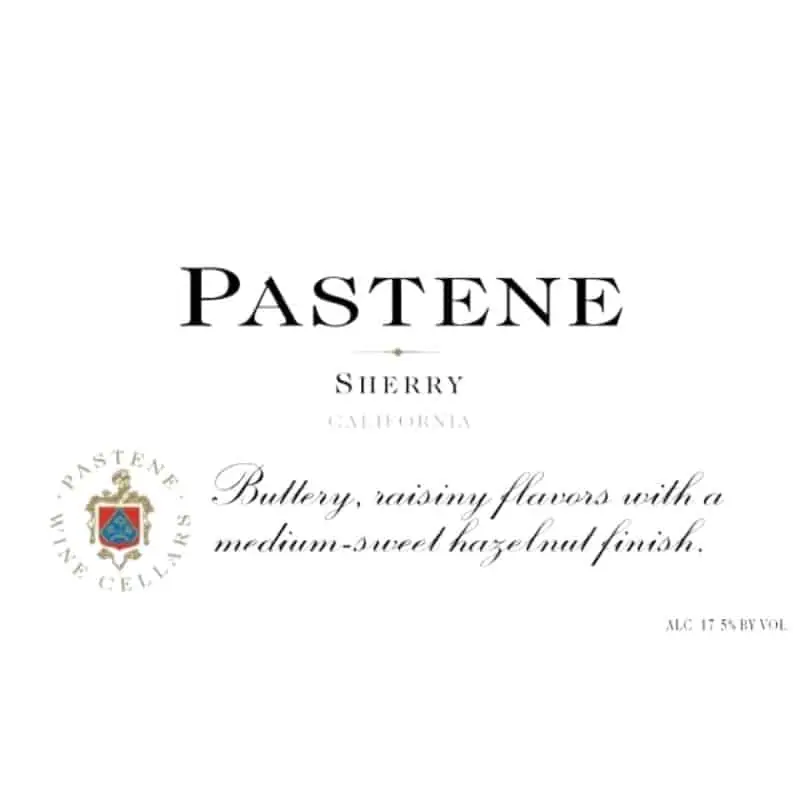 While Supplies Last PASTENE DRY SHERRY