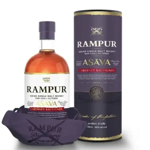 RAMPUR ASAVA WHISKEY SINGLE MALT FINISHED IN CABERNET SAUVIGNON CASKS INDIA 750ML Best Seller