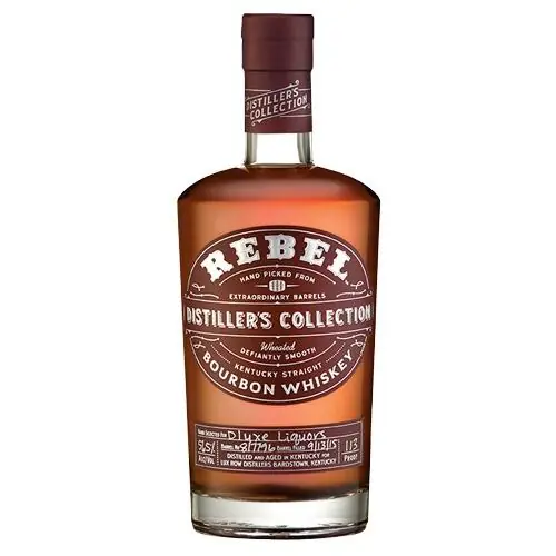 Rebel Distiller's Collection Kentucky Straight Bourbon Whiskey Reduced Price