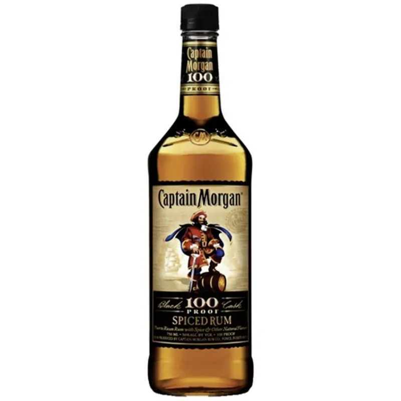 Captain Morgan Black Cask 100 Proof Spiced Rum Wholesale
