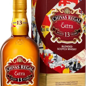 Limited Edition CHIVAS REGAL EXTRA SCOTCH BLENDED MATURED IN OLOROSO SHERRY CASKS 13YR 750ML