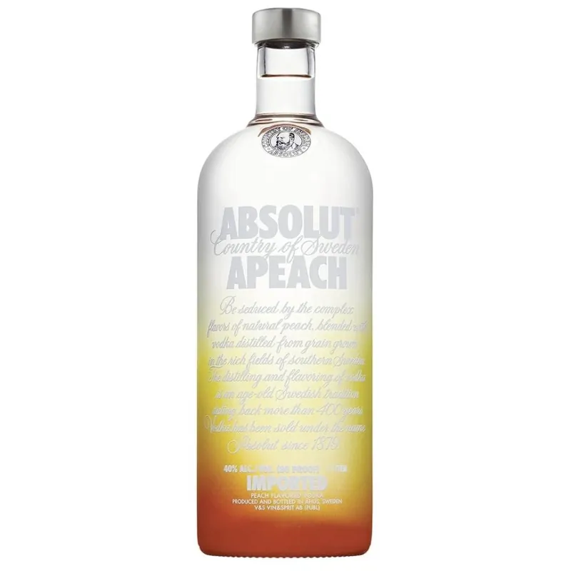 Absolut Apeach Vodka Genuine