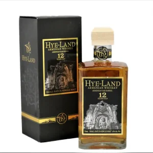 HYE LAND WHISKEY SINGLE MALT SMALL BATCH ARMENIAN OAK BARREL ARMENIA 12YR 700ML Hot Picks