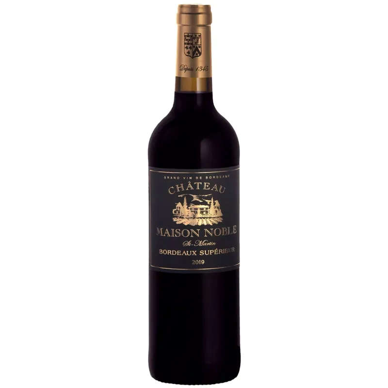Chateau Maison Noble St-Martin, Bordeaux Superieur, France 2019 Case (6x750ml) In Demand