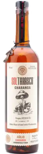 Genuine URUAPAN SOL TARASCO RUM CHARANDA ANEJO INFUSED WITH MUSHROOM MEXICO 750ML