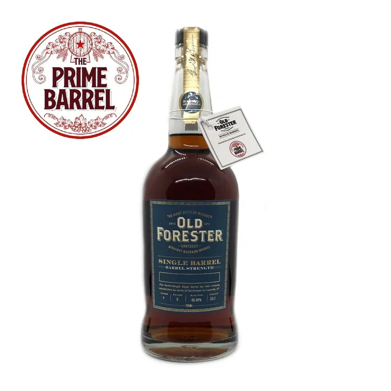 Buy Today Old Forester "Toys Not Bombs" Barrel Strength Single Barrel Kentucky Straight Bourbon Whiskey The Prime Barrel Pick #22
