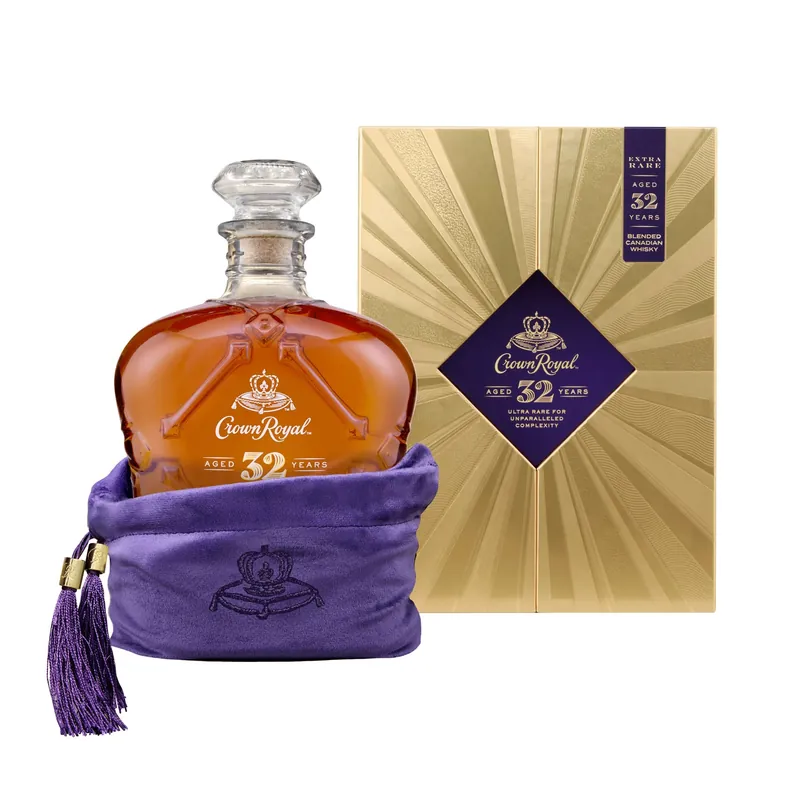 Low Price CROWN ROYAL WHISKEY EXTRA RARE CANADA 32YR 750ML