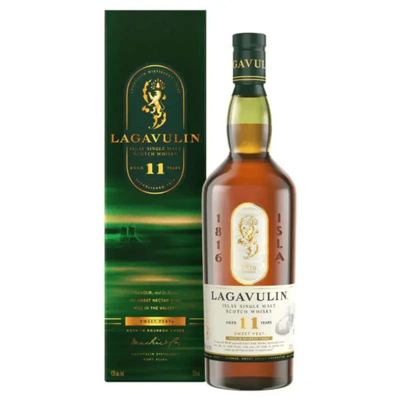 LAGAVULIN SCOTCH SINGLE MALT LIMITED SWEET PEAT 11YR 750ML In Demand