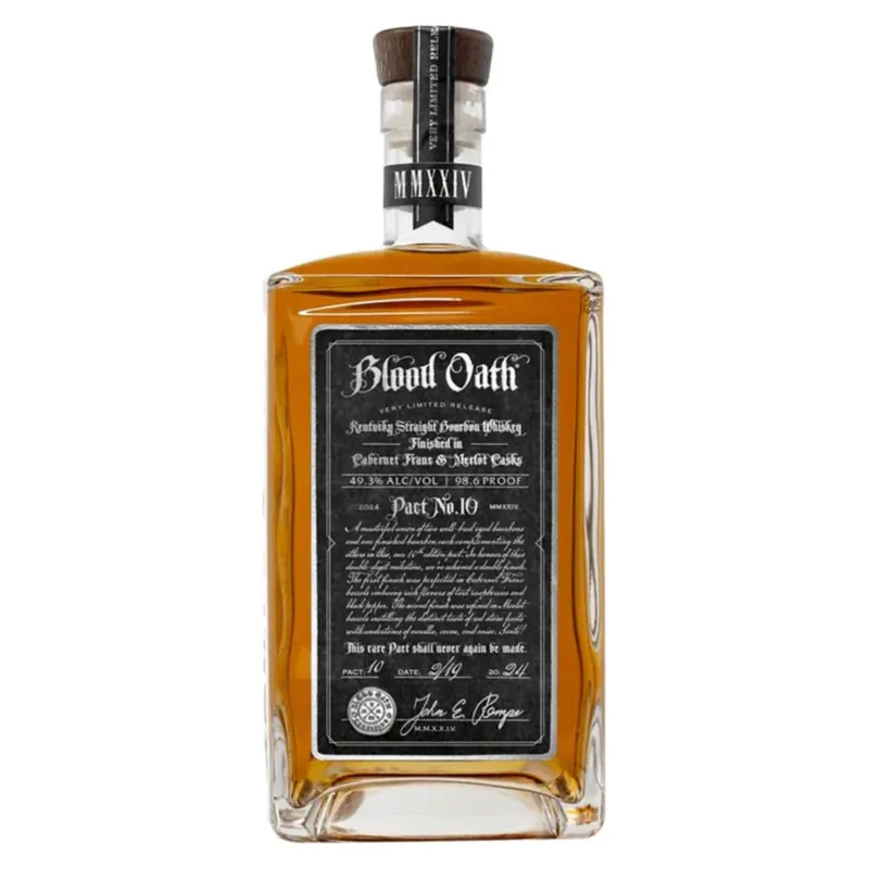 Blood Oath Kentucky Straight Bourbon Whiskey Pact No.10 Wholesale