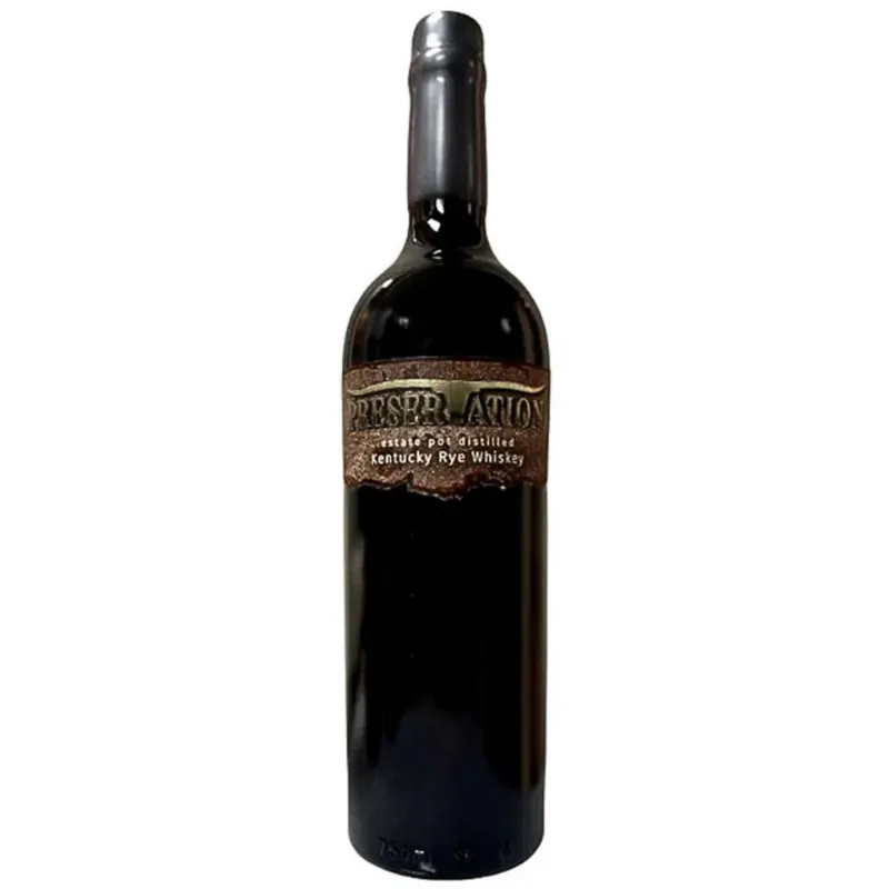 PRESERVATION WHISKEY RYE ESTATE POT DISTILLED KENTUCKY 750ML Grab Now