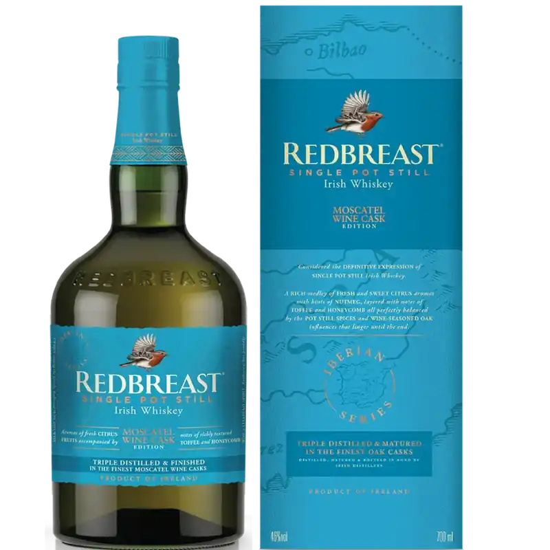 Express Delivery REDBREAST WHISKEY SINGLE POT STILL MOSCATEL WINE CASK EDITION IRISH 700ML